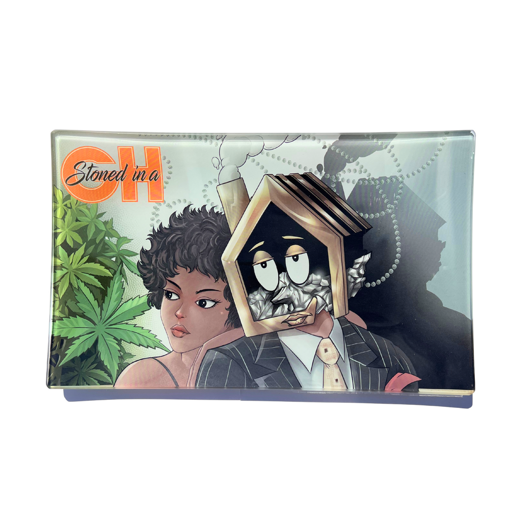 Plane Jane Glass Tray