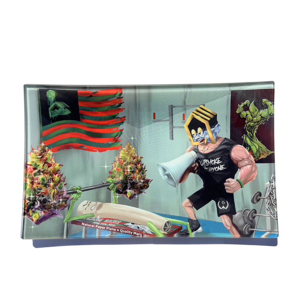 Plane Jane Glass Tray